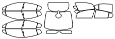 Tint Kit pattern for the 2019 Chevrolet Cruze