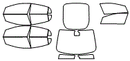 Tint Kit pattern for the 2019 Chevrolet Volt