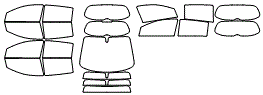Tint Kit pattern for the 2020 Chevrolet Sonic