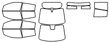 Tint Kit pattern for the 2022 Chevrolet Spark
