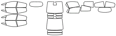 Tint Kit pattern for the 2023 Chevrolet Bolt EV