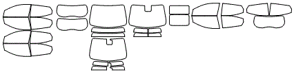 Tint Kit pattern for the 2023 Chevrolet Bolt EUV