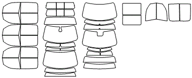 Tint Kit pattern for the 2019 RAM 1500