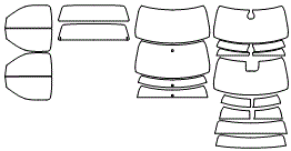Tint Kit pattern for the 2026 RAM 4500 Chassis Cab