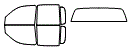 Tint Kit pattern for the 2000 Dodge Dakota