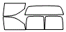 Tint Kit pattern for the 2007 Dodge Dakota