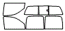 Tint Kit pattern for the 2007 Dodge Dakota
