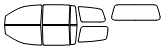 Tint Kit pattern for the 2009 Chrysler Aspen