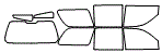 Tint Kit pattern for the 2000 Dodge Durango
