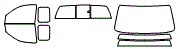 Tint Kit pattern for the 2011 Dodge Dakota