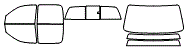 Tint Kit pattern for the 2011 Dodge Dakota
