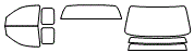 Tint Kit pattern for the 2011 Dodge Dakota