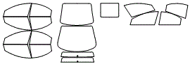 Tint Kit pattern for the 2005 Dodge Neon