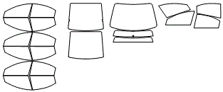 Tint Kit pattern for the 2004 Dodge Intrepid