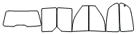 Tint Kit pattern for the 2000 Plymouth Grand Voyager