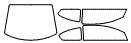 Tint kit pattern for the 2006 Dodge Stratus