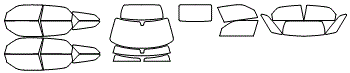 Tint Kit pattern for the 2008 Dodge Magnum