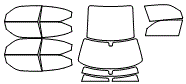 Tint Kit pattern for the 2008 Dodge Charger