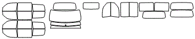 Tint Kit pattern for the 2011 Dodge Nitro