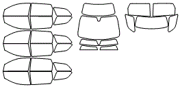Tint Kit pattern for the 2019 Dodge Journey