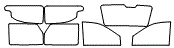 Tint Kit pattern for the 2005 Chrysler Town&Country