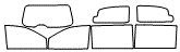 Tint Kit pattern for the 2016 Chrysler Town&Country