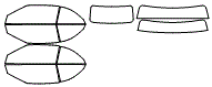 Tint Kit pattern for the 2010 Chrysler Sebring