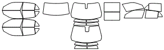 Tint Kit pattern for the 2013 SRT 300 SRT