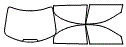 Tint Kit pattern for the 1998 Mercury Sable
