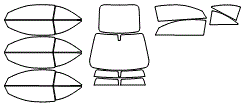 Tint Kit pattern for the 2010 Pontiac G6