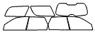Tint kit pattern for the 2003 Saturn LW300
