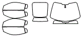 Tint Kit pattern for the 2023 Acura NSX