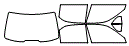 Tint kit pattern for the 2000 Acura 3.5RL