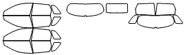 Tint Kit pattern for the 2011 Acura RDX