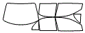 Tint Kit pattern for the 2001 Cadillac Catera