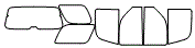 Tint Kit pattern for the 2004 Cadillac Escalade