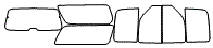 Tint Kit pattern for the 2004 Cadillac Escalade