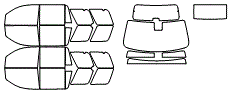 Tint Kit pattern for the 2015 Cadillac Escalade i (2015.5)