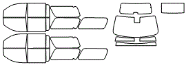 Tint Kit pattern for the 2015 Cadillac Escalade i (2015.5)