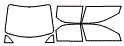 Tint Kit pattern for the 2003 Cadillac CTS