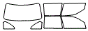 Tint Kit pattern for the 2011 Cadillac DTS
