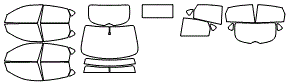 Tint Kit pattern for the 2012 Infiniti EX35