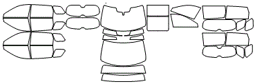 Tint Kit pattern for the 2027 Infiniti QX60