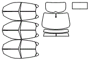 Tint Kit pattern for the 2018 Infiniti QX50
