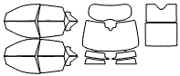 Tint Kit pattern for the 2025 Infiniti QX50