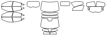 Tint Kit pattern for the 2025 Infiniti QX55