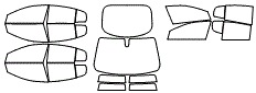 Tint Kit pattern for the 2018 Buick Regal
