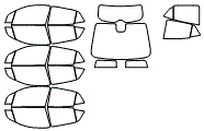 Tint Kit pattern for the 2022 Buick Encore