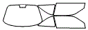Tint Kit pattern for the 1994 Oldsmobile Achieva