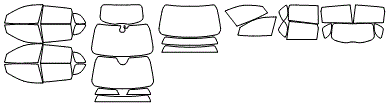 Tint Kit pattern for the 2014 Jeep Cherokee